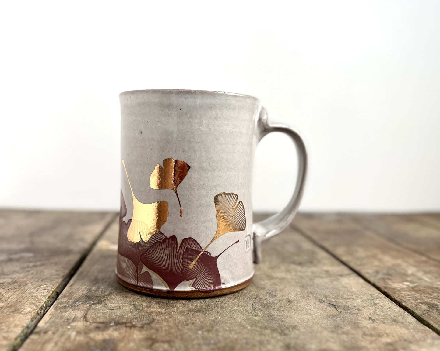 Gold Ginkgo Mug