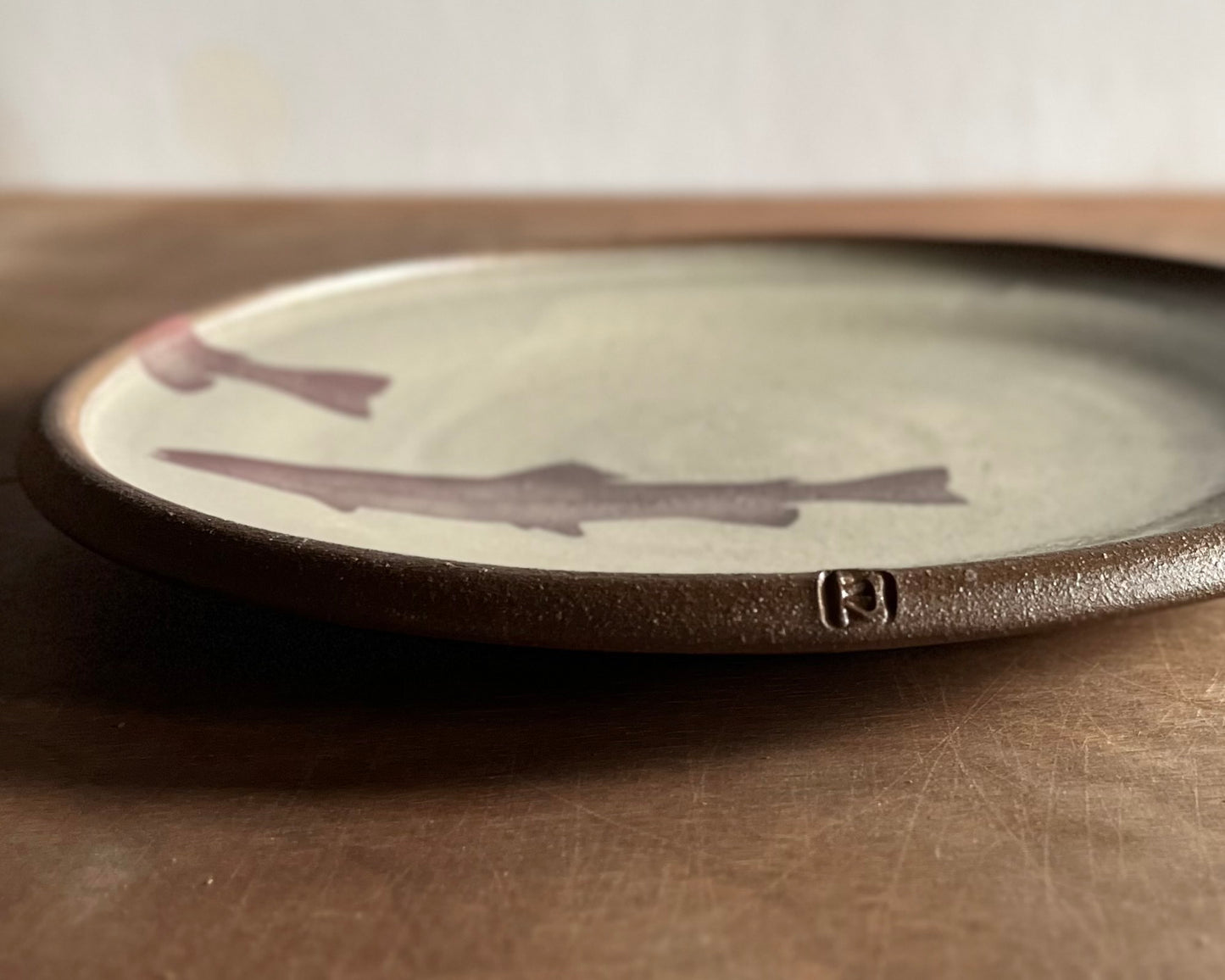 Trout Side Plate - yellow