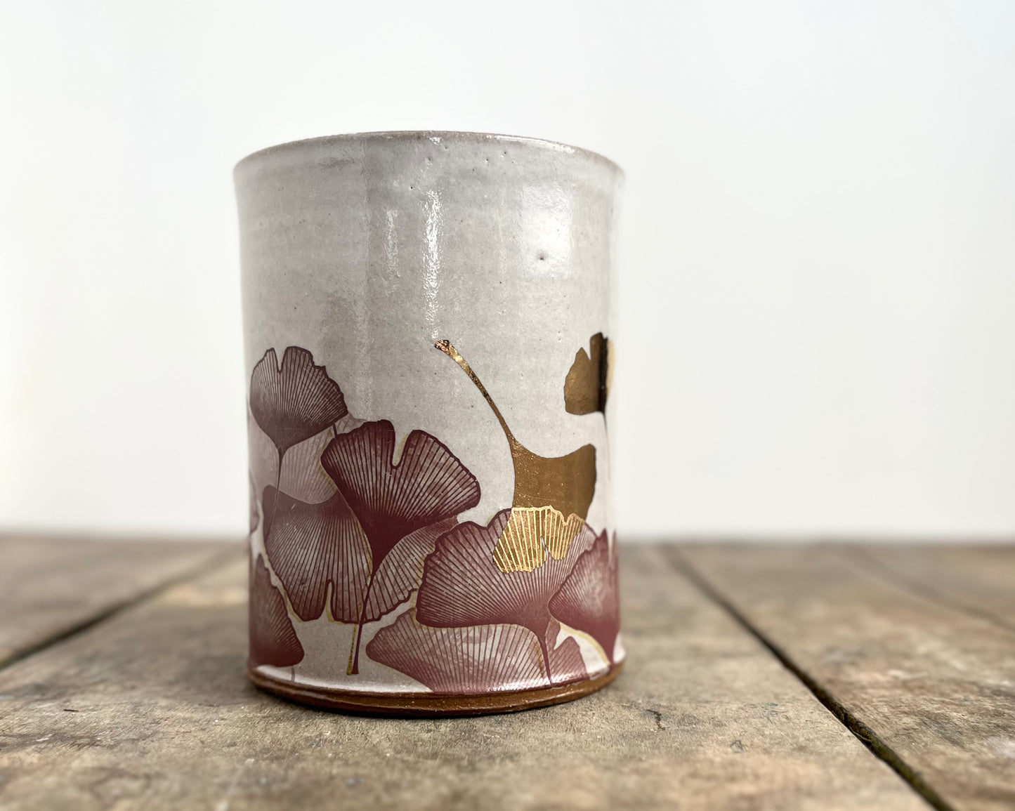Gold Ginkgo Mug