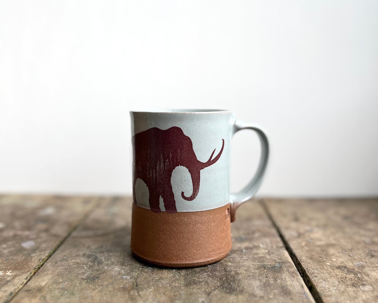 Wooly Mammoth Mug - blue