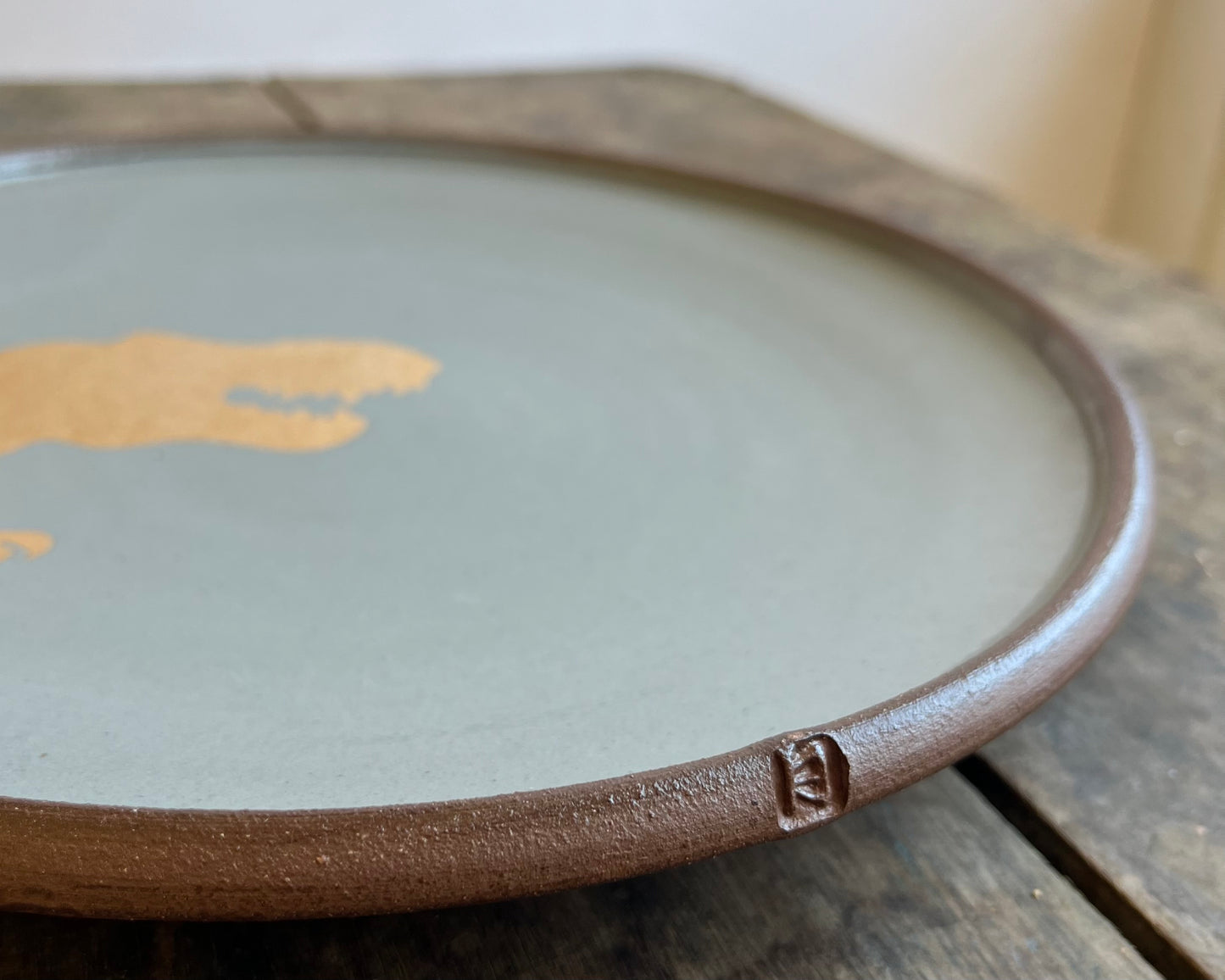 Gold T-Rex Plate