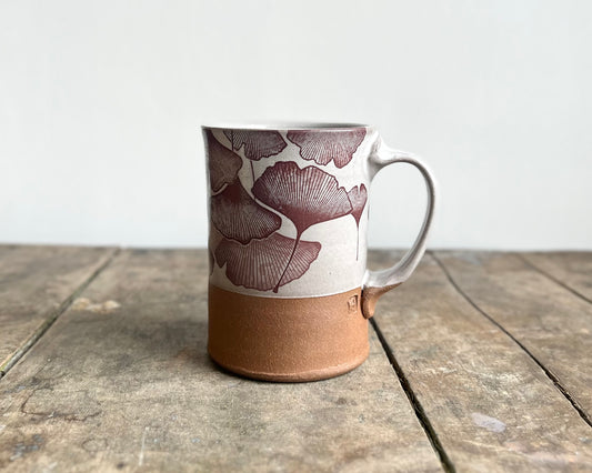 Ginkgo Mug - white
