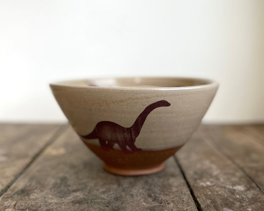 Diplodocus Noodle Bowl - yellow
