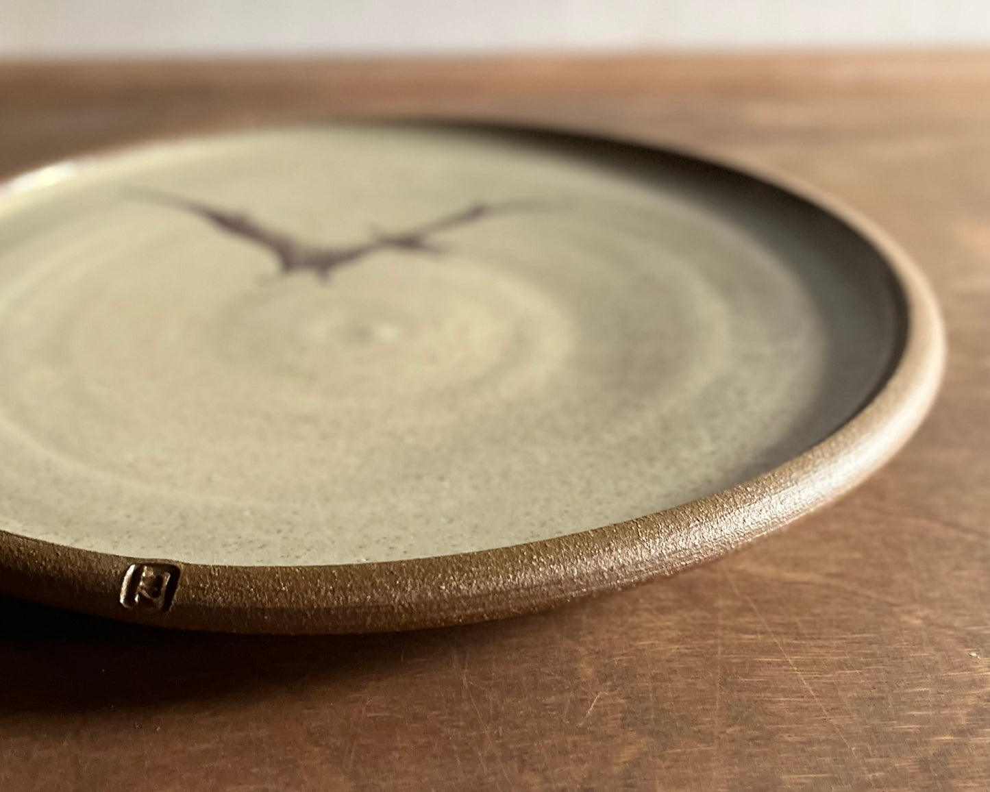 Pterodactyl Dinner Plate - yellow