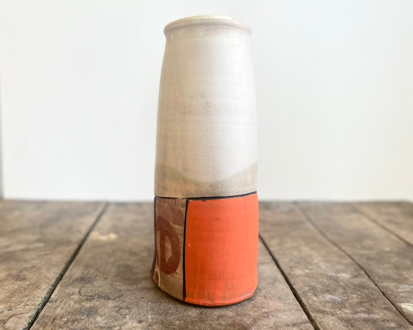 Flattened Collage Vase