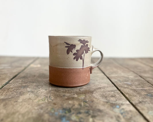 Bee and Daisy Americano Mug  - yellow