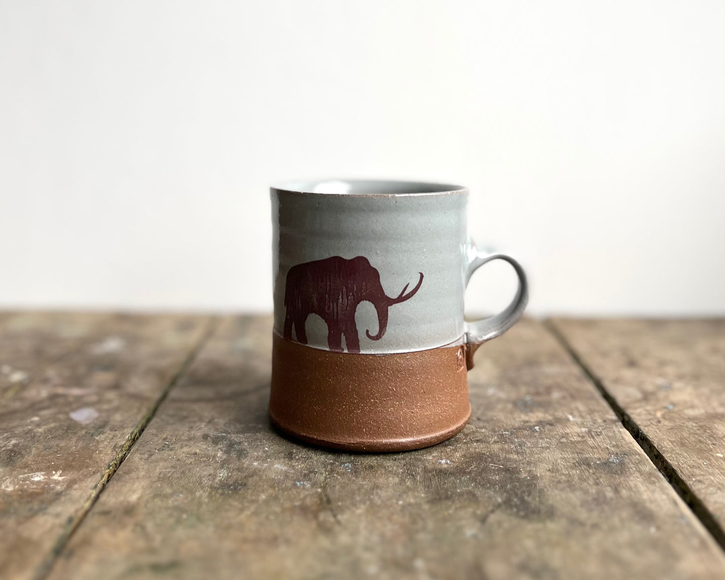 Woolly Mammoth Americano Mug - blue