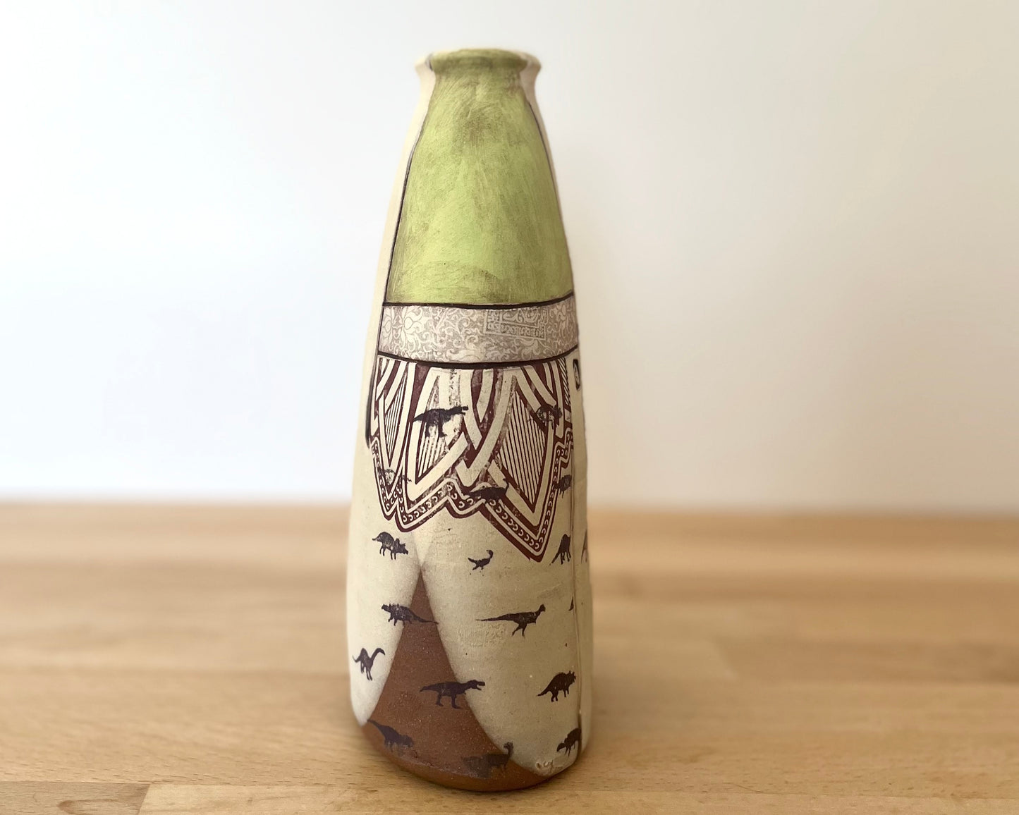Flattened Collage Vase