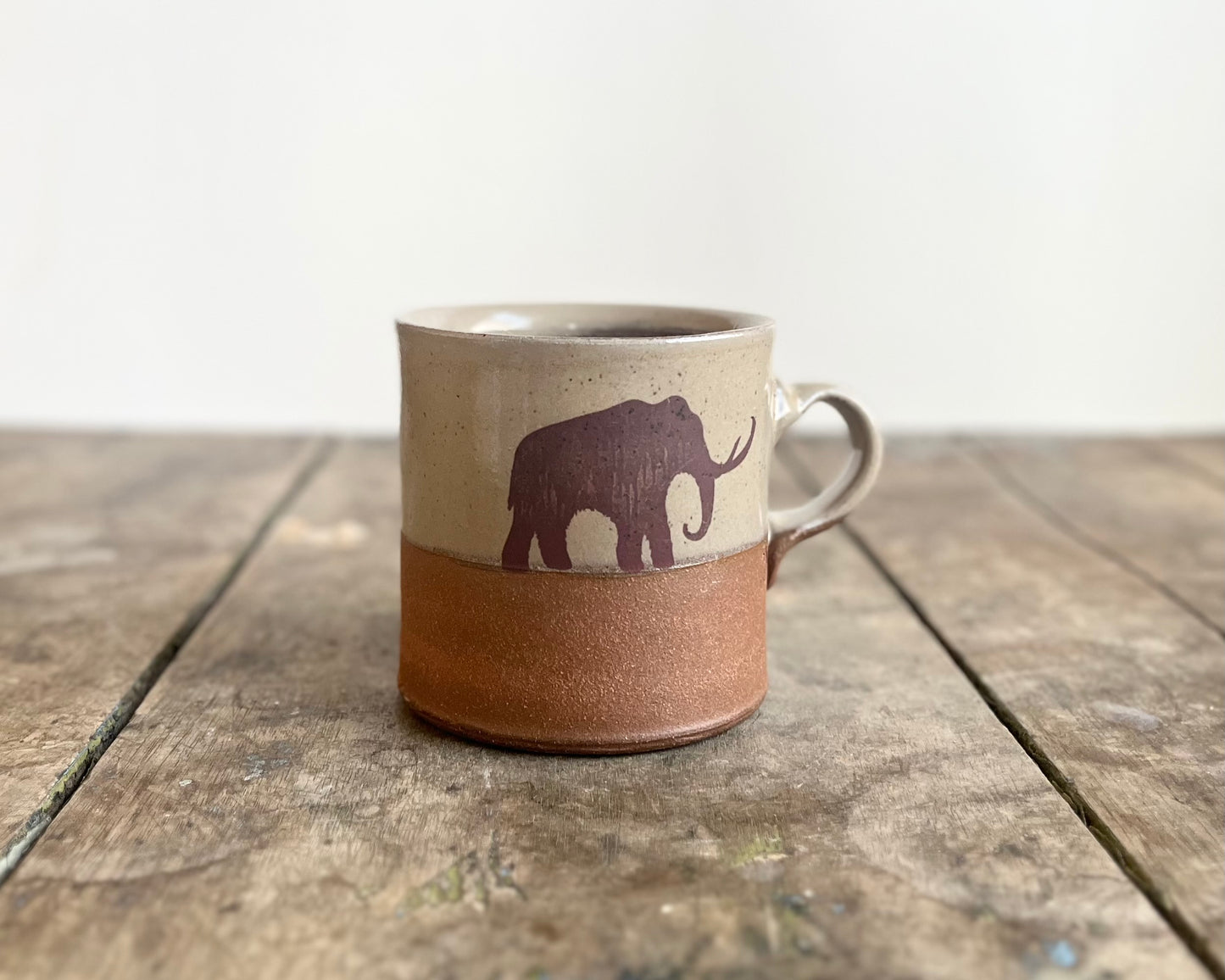 Woolly Mammoth Americano Mug  - yellow