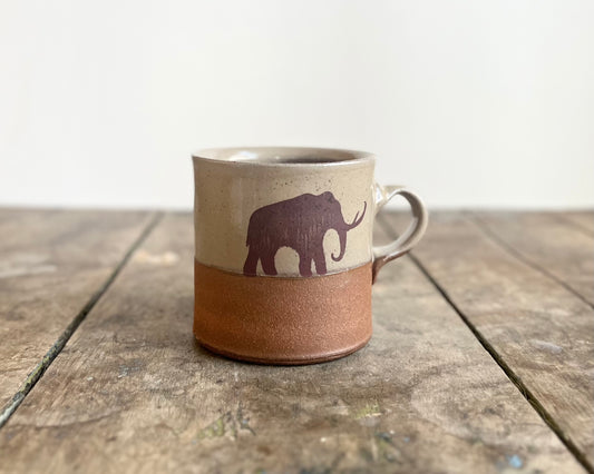Woolly Mammoth Americano Mug  - yellow