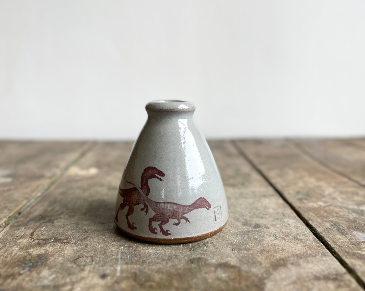 Velociraptor Bud Vase