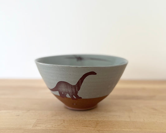 Diplodocus Noodle Bowl - blue