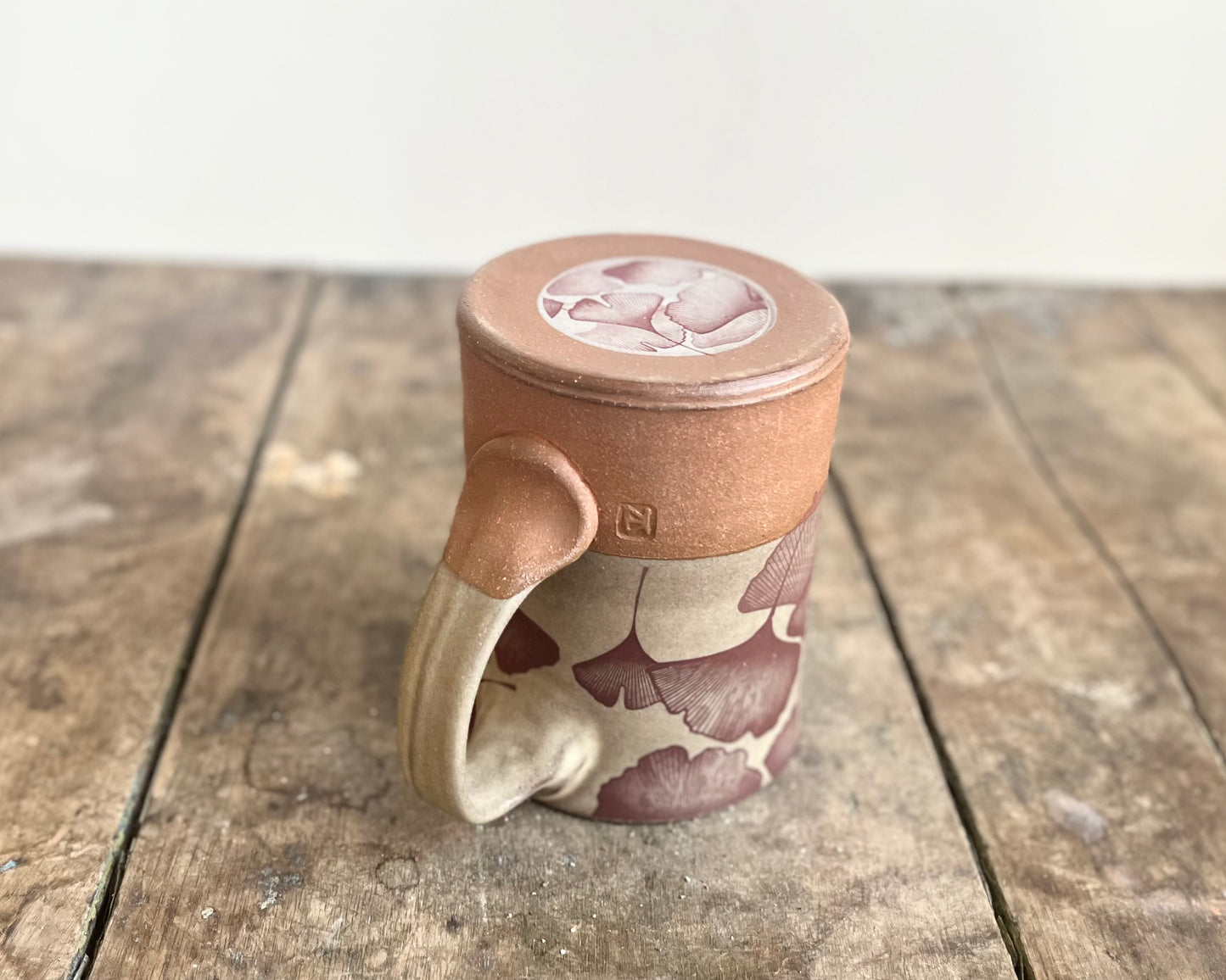 Ginkgo Mug - warm grey matte