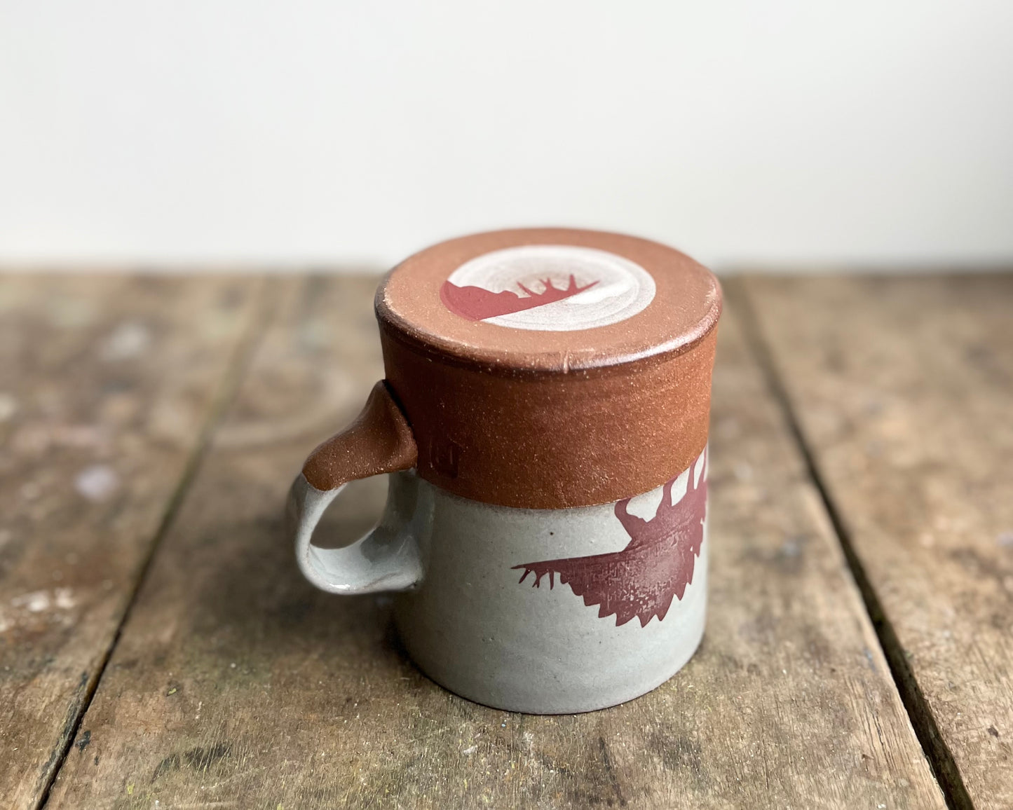 Stegosaurus Americano Mug - white