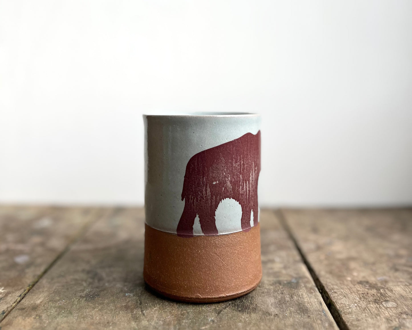 Wooly Mammoth Mug - blue