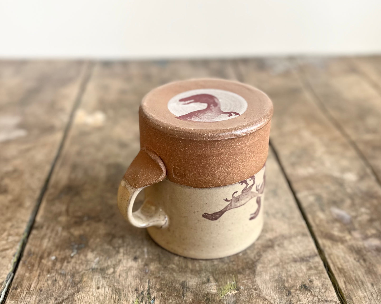 Velociraptor Pack Americano Mug  - yellow