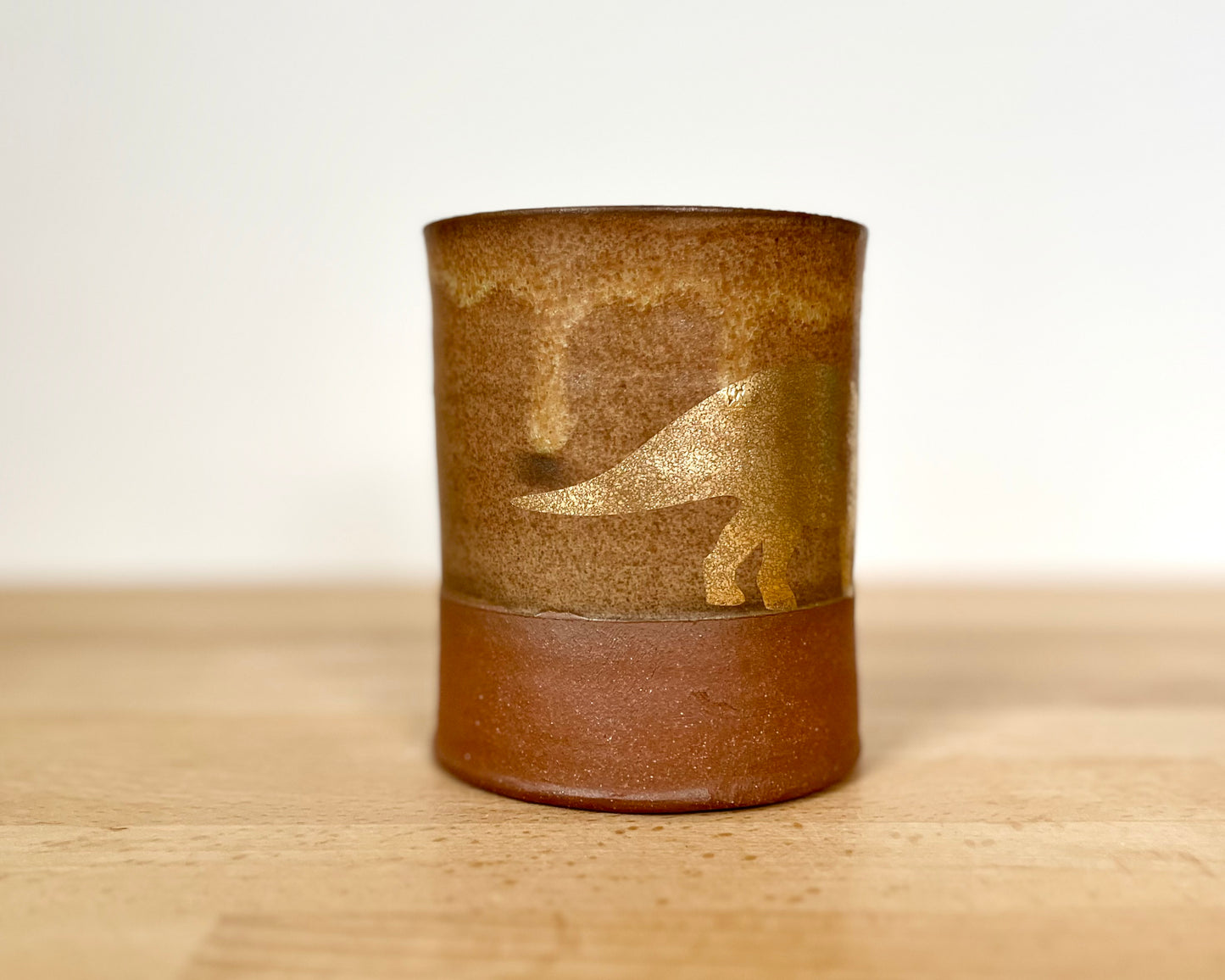 Gold Triceratops Mug