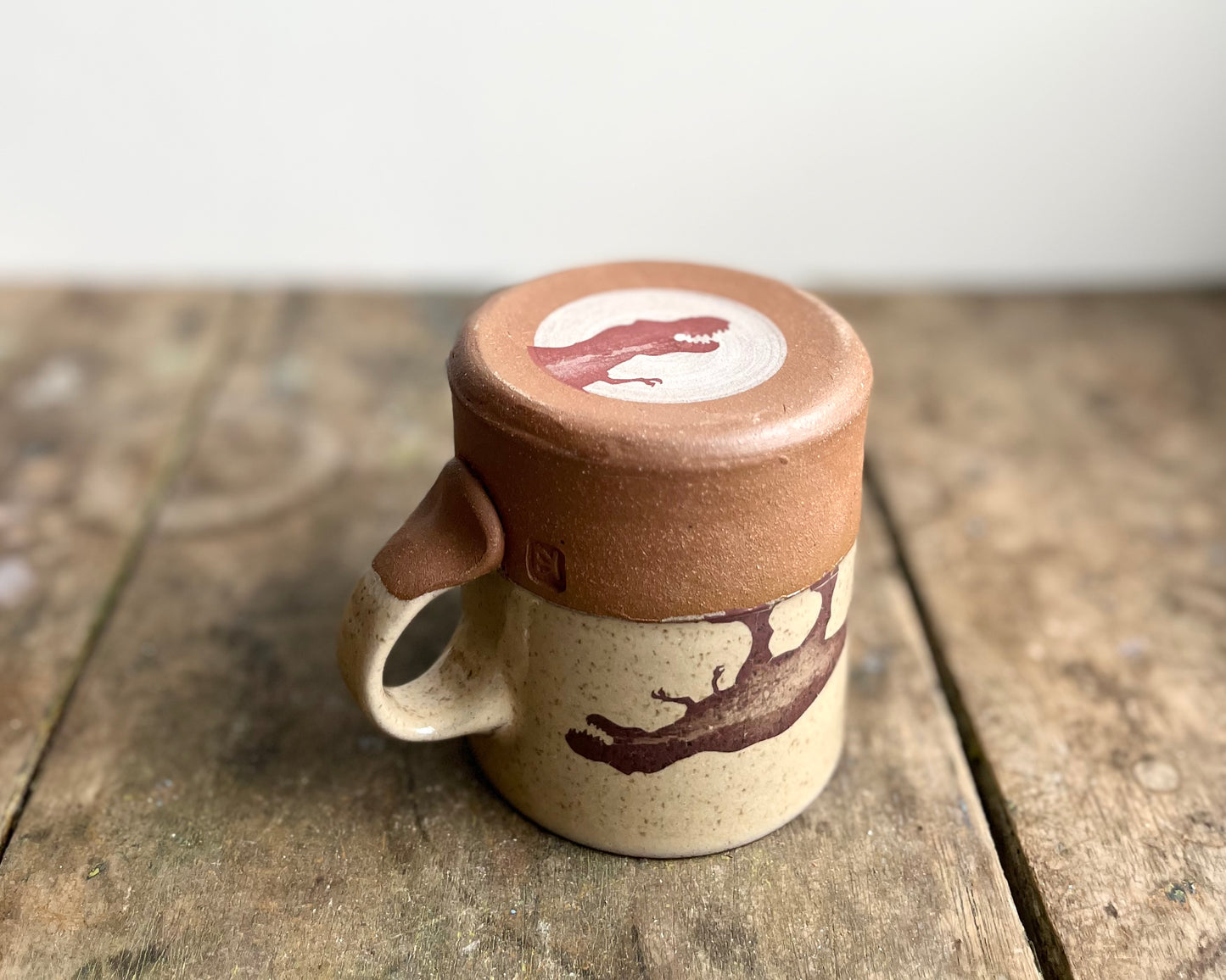 T-Rex Americano Mug  - yellow