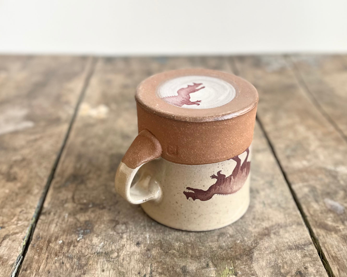 Ceratosaurus Americano Mug  - yellow