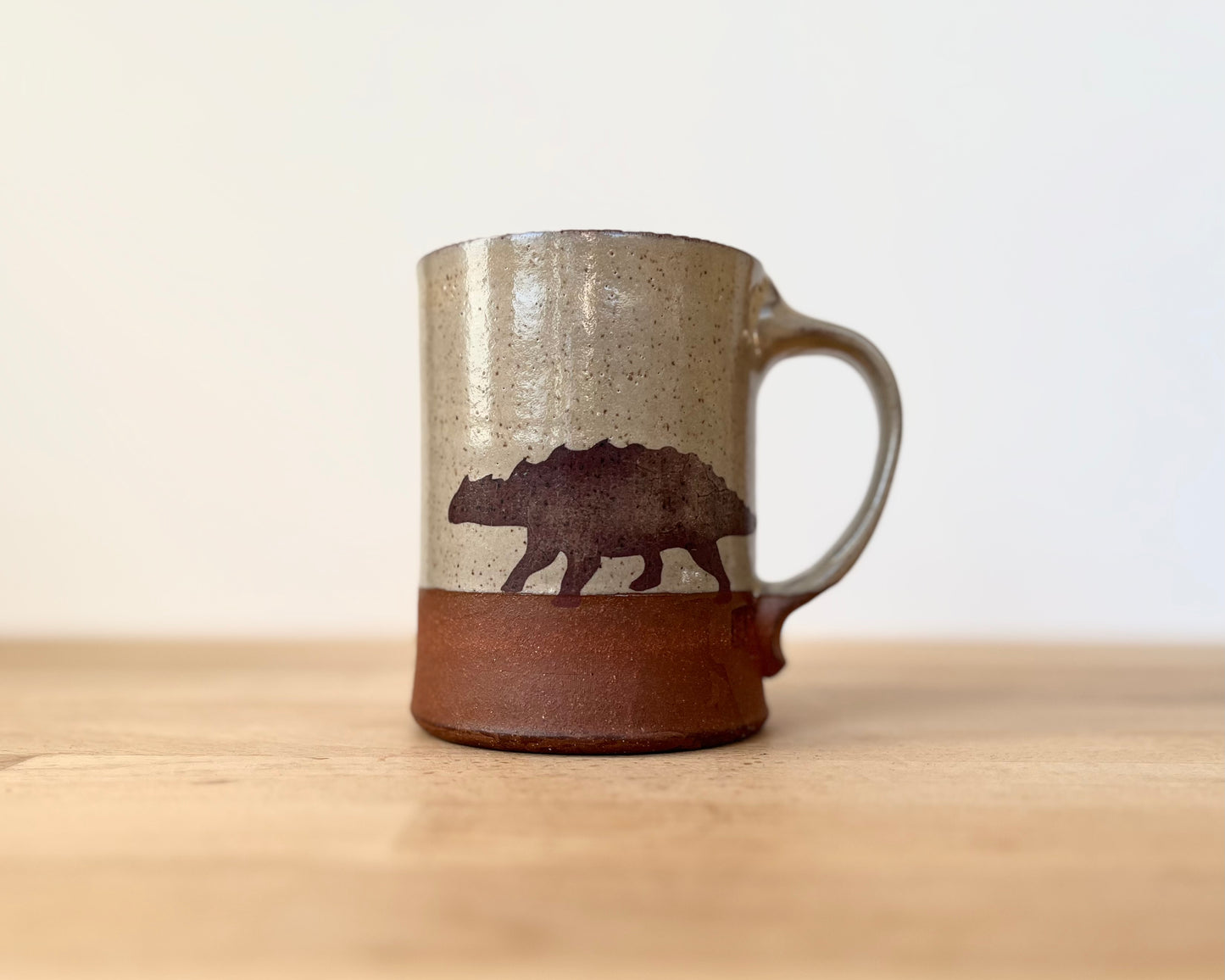 Ankylosaurus Mug - yellow