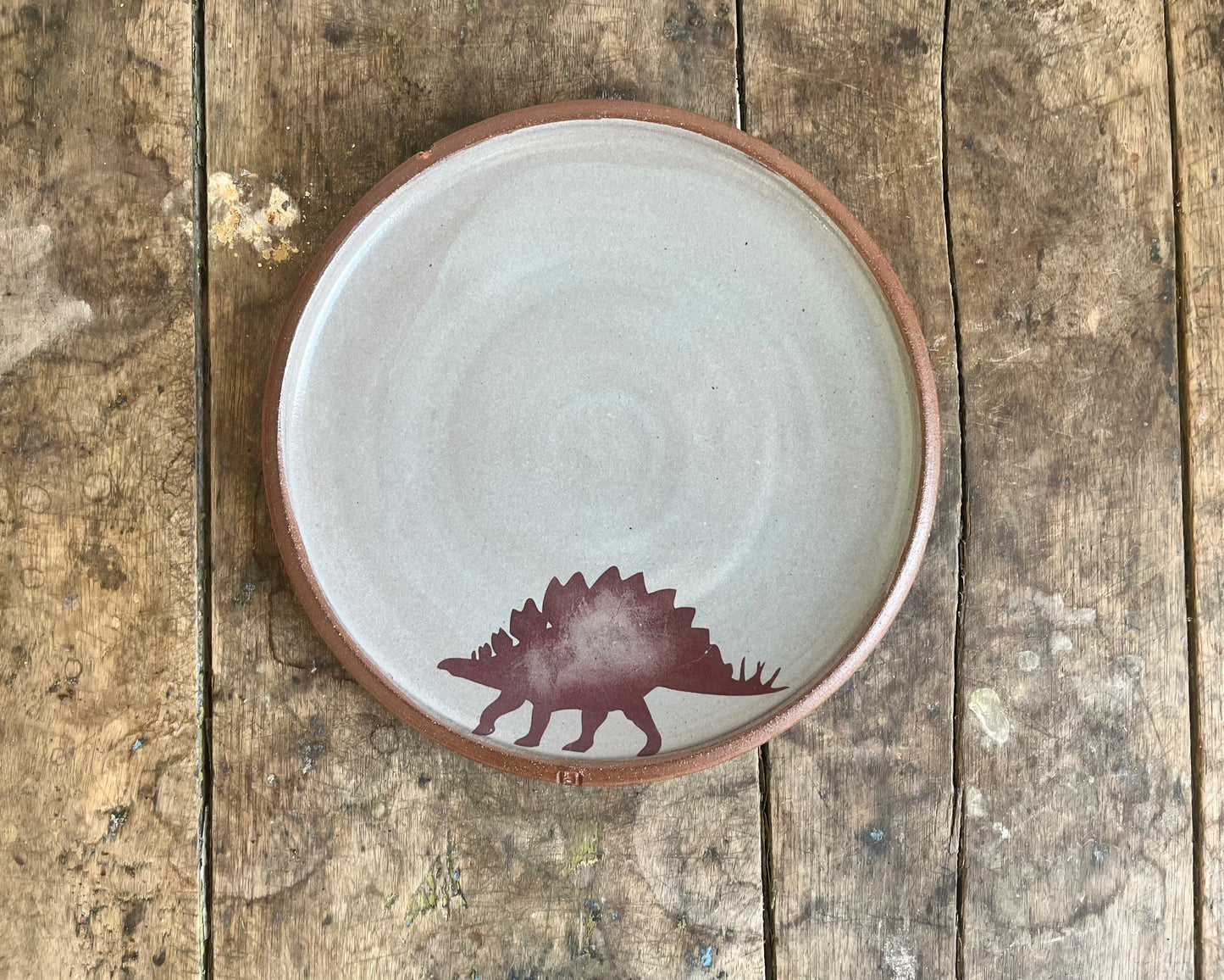 Stegosaurus Side Plate - blue