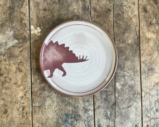 Stegosaurus Side Plate - white