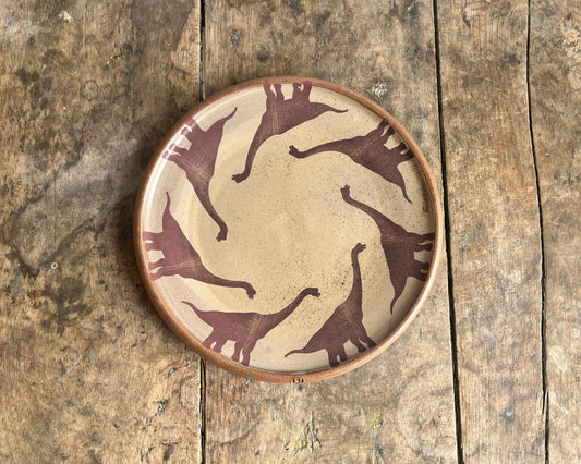 Brachiosaurus Side Plate - yellow