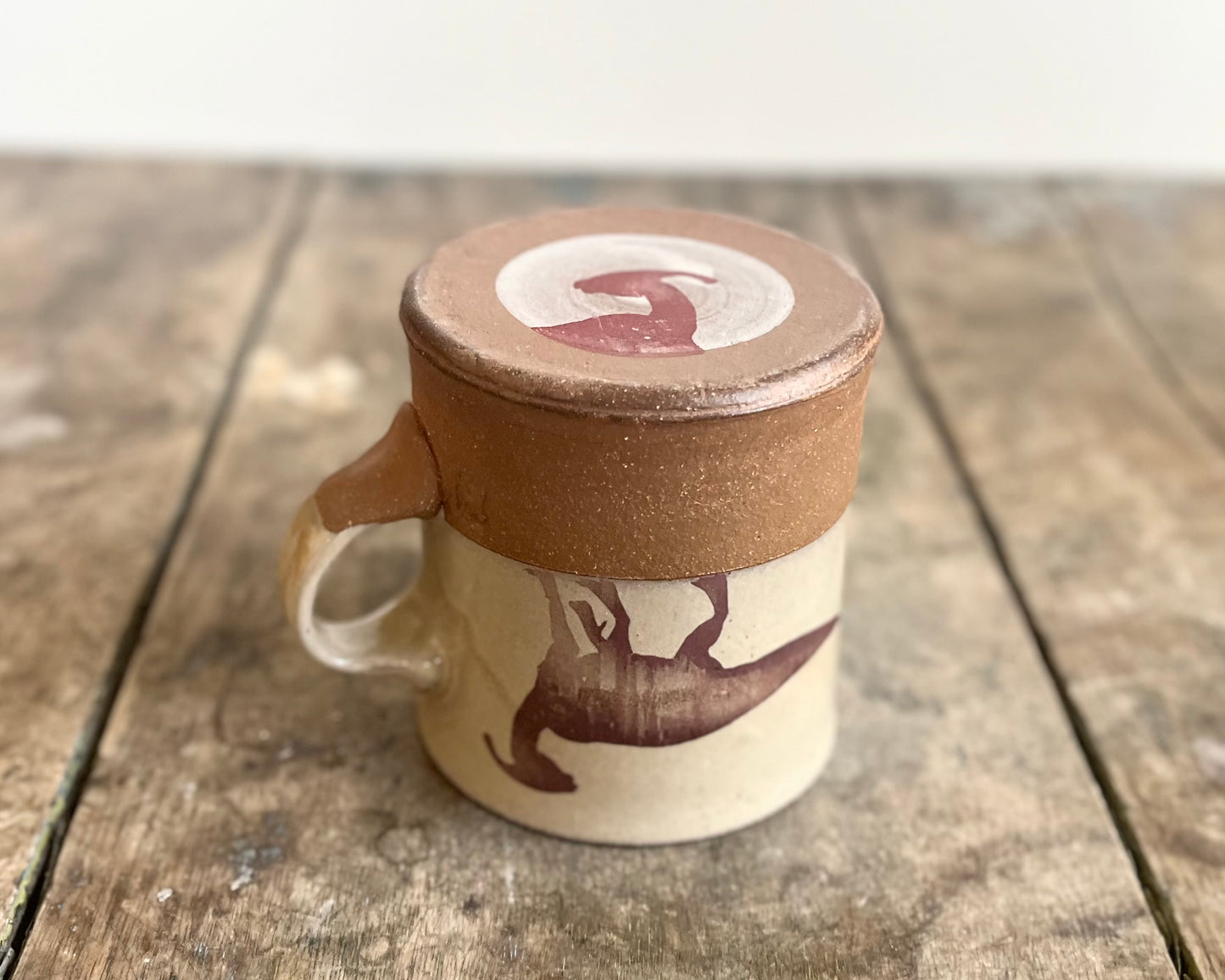 Parasaurolophus Americano Mug  - yellow