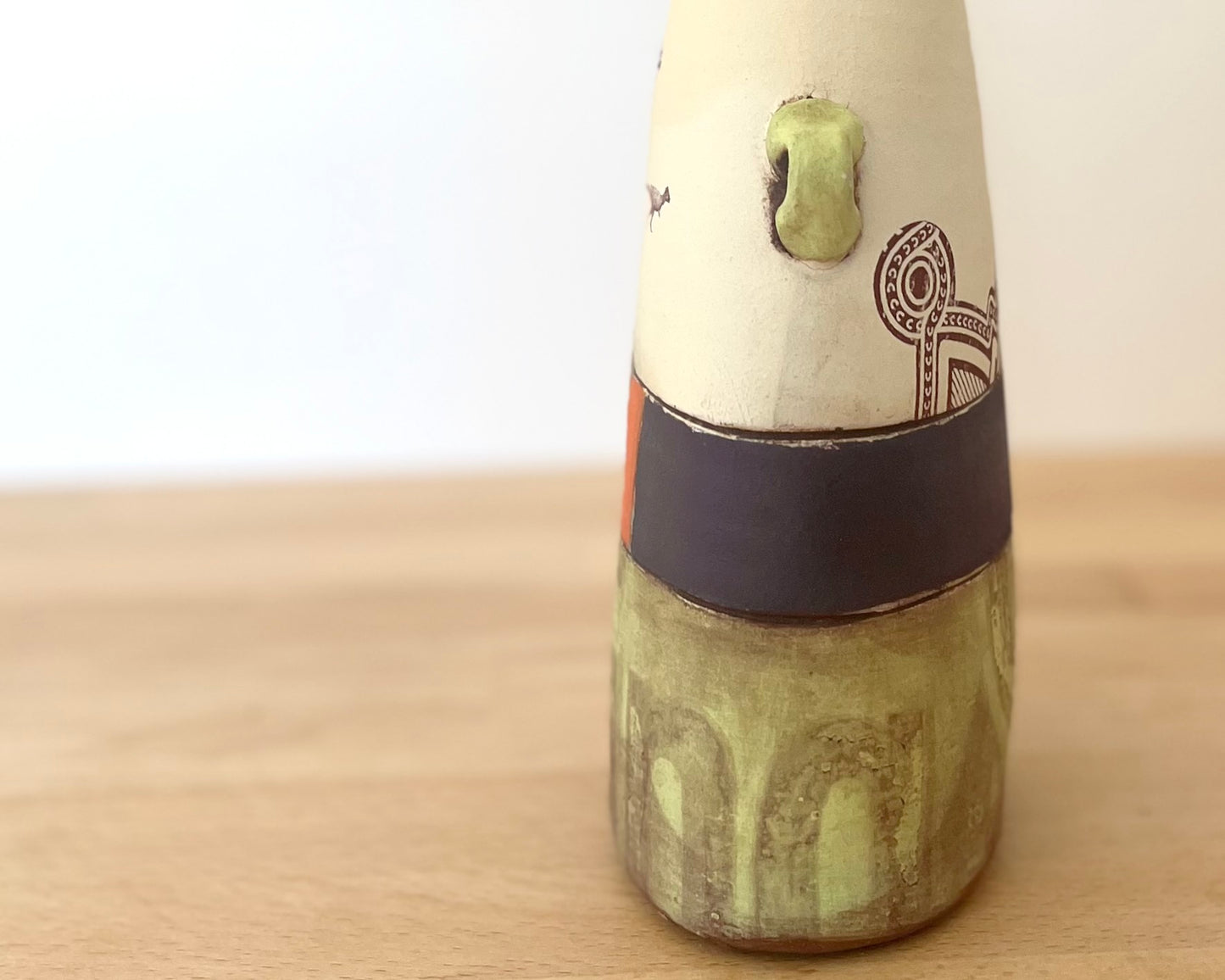 Flattened Collage Vase