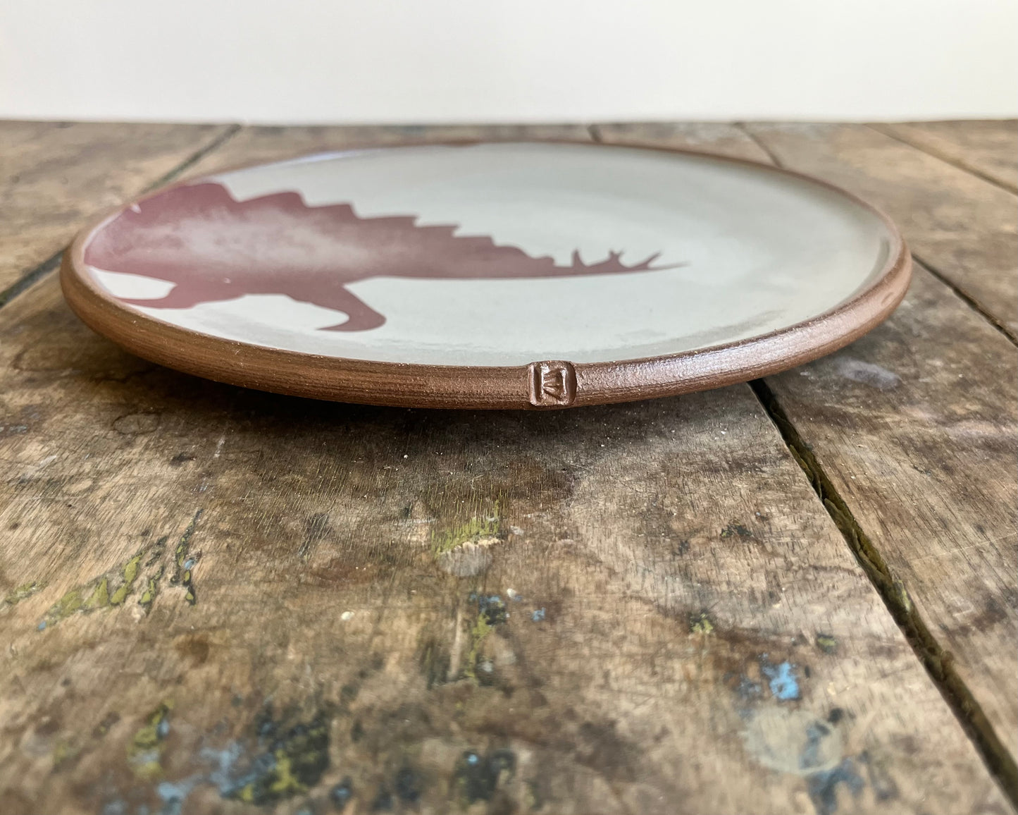 Stegosaurus Side Plate - blue