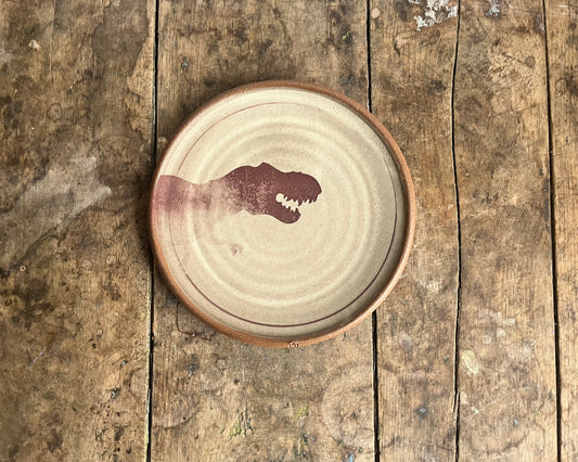 T-Rex Side Plate  - warm grey matte