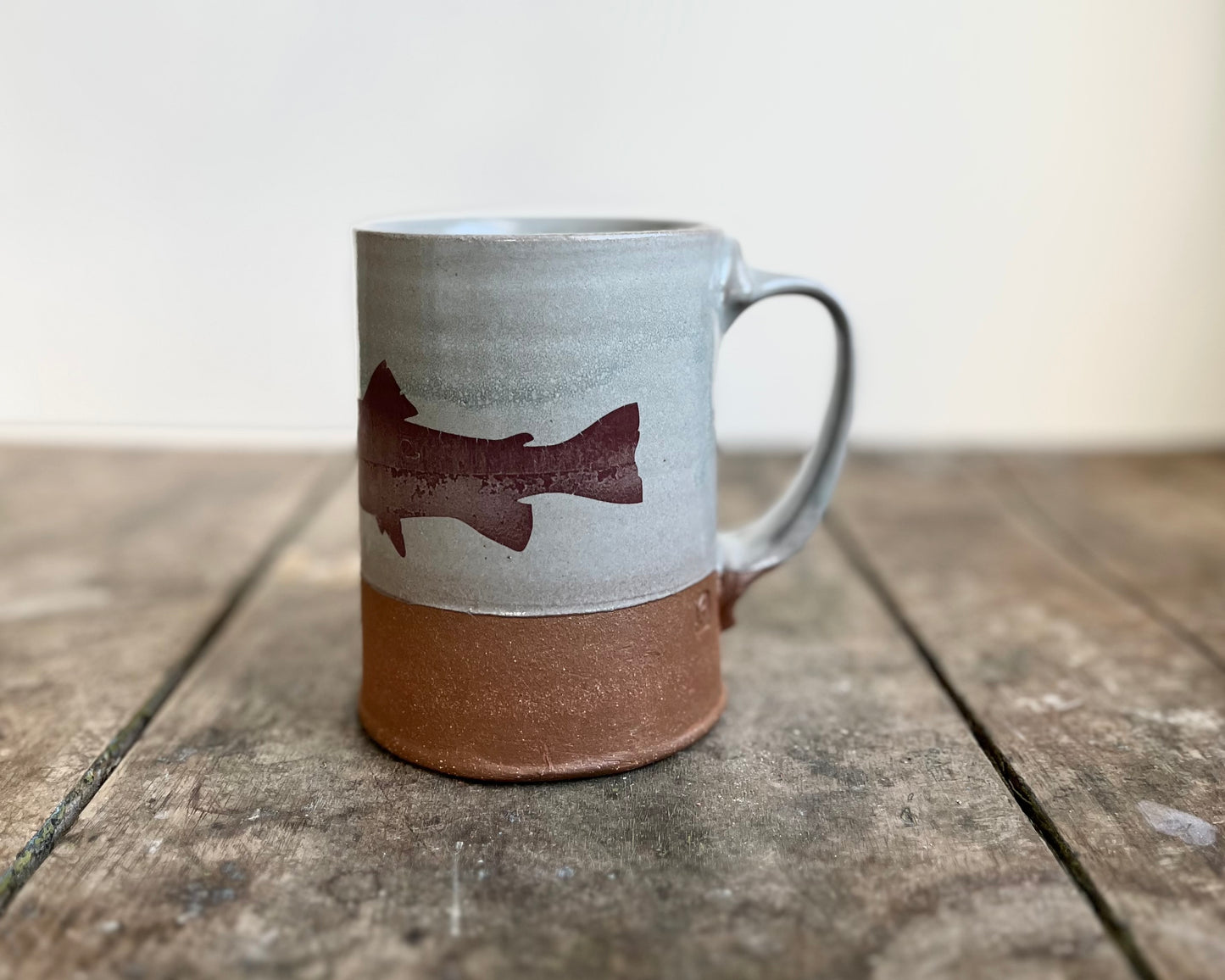 Trout Mug - blue