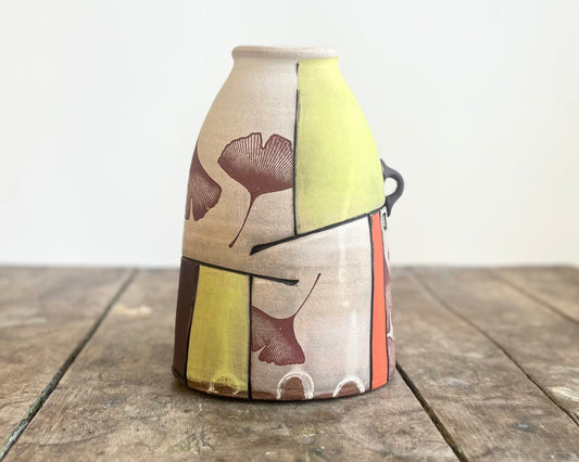 Flattened Collage Vase
