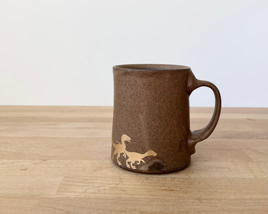 Gold Velociraptor Pack Mug
