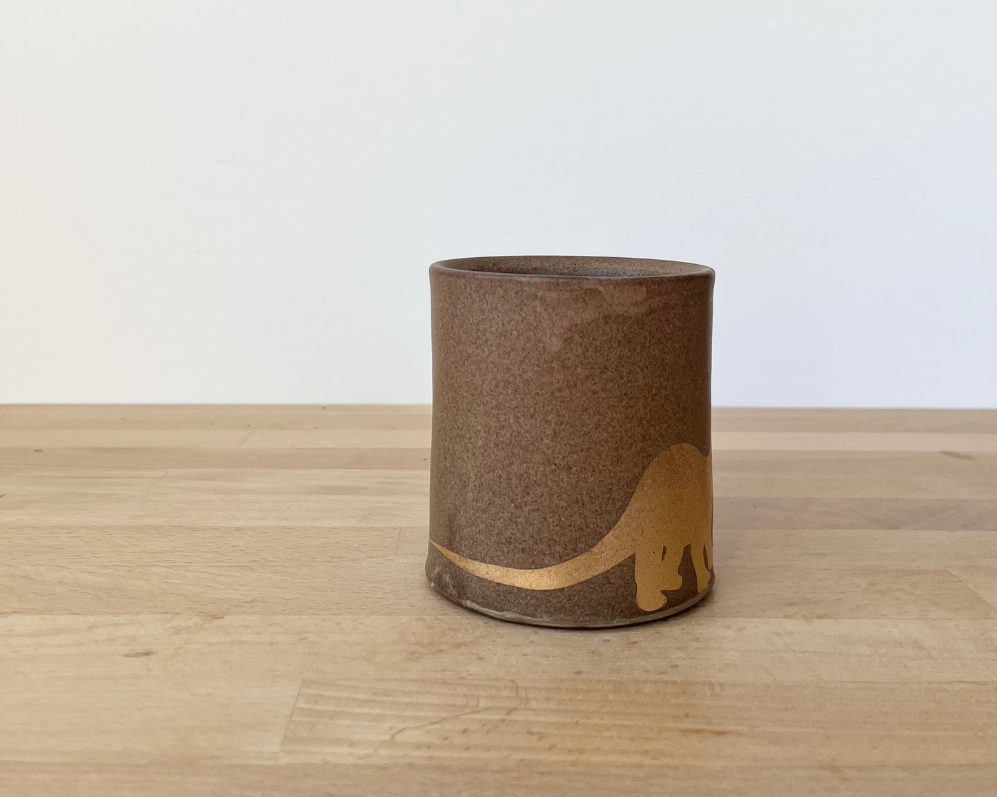 Gold Diplodocus Mug
