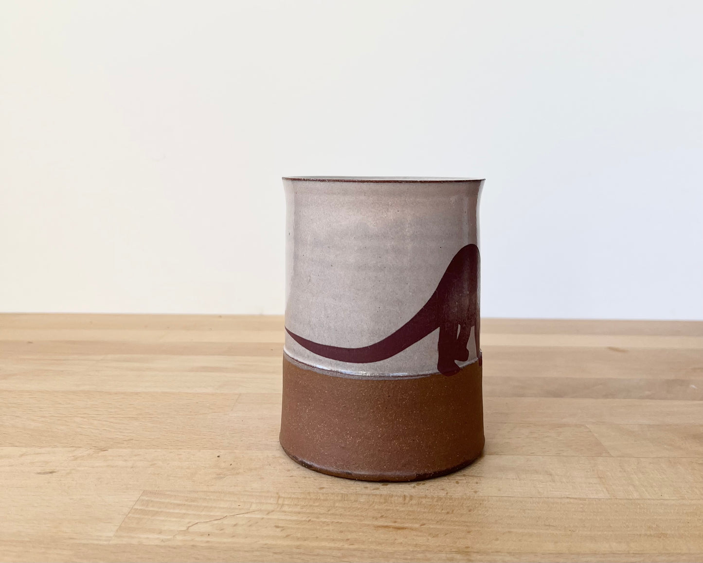 Diplodocus Mug - pale pink