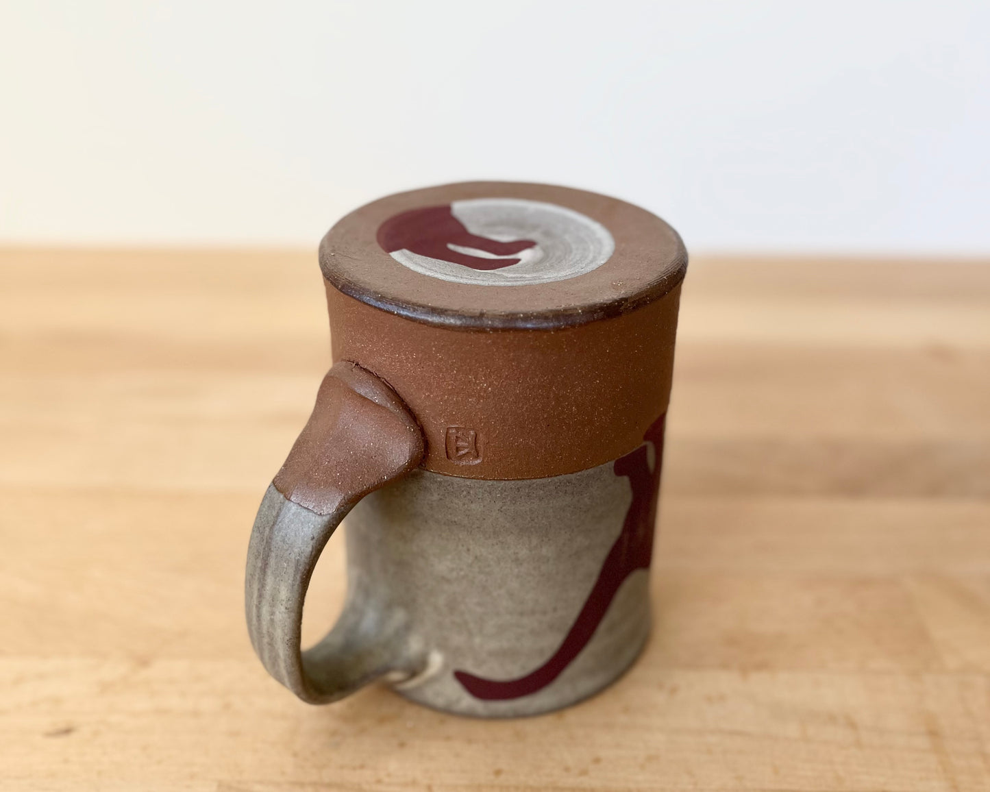 Diplodocus Mug - warm grey matte