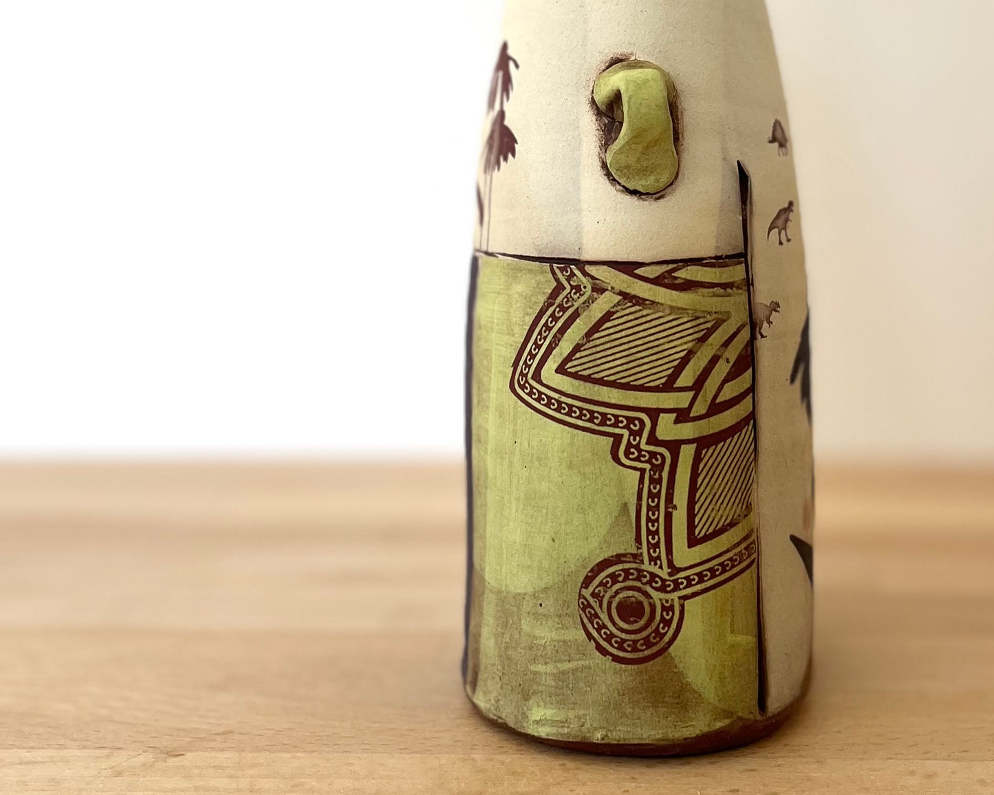 Flattened Collage Vase