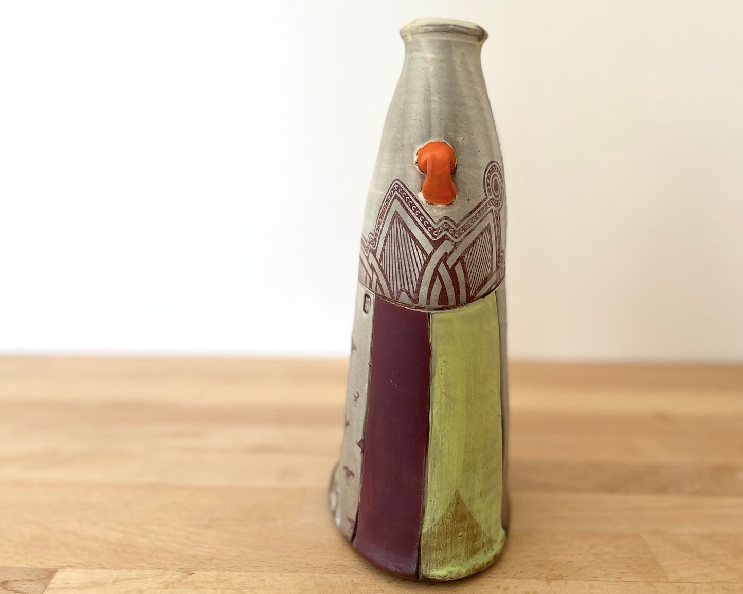 Flattened Collage Vase