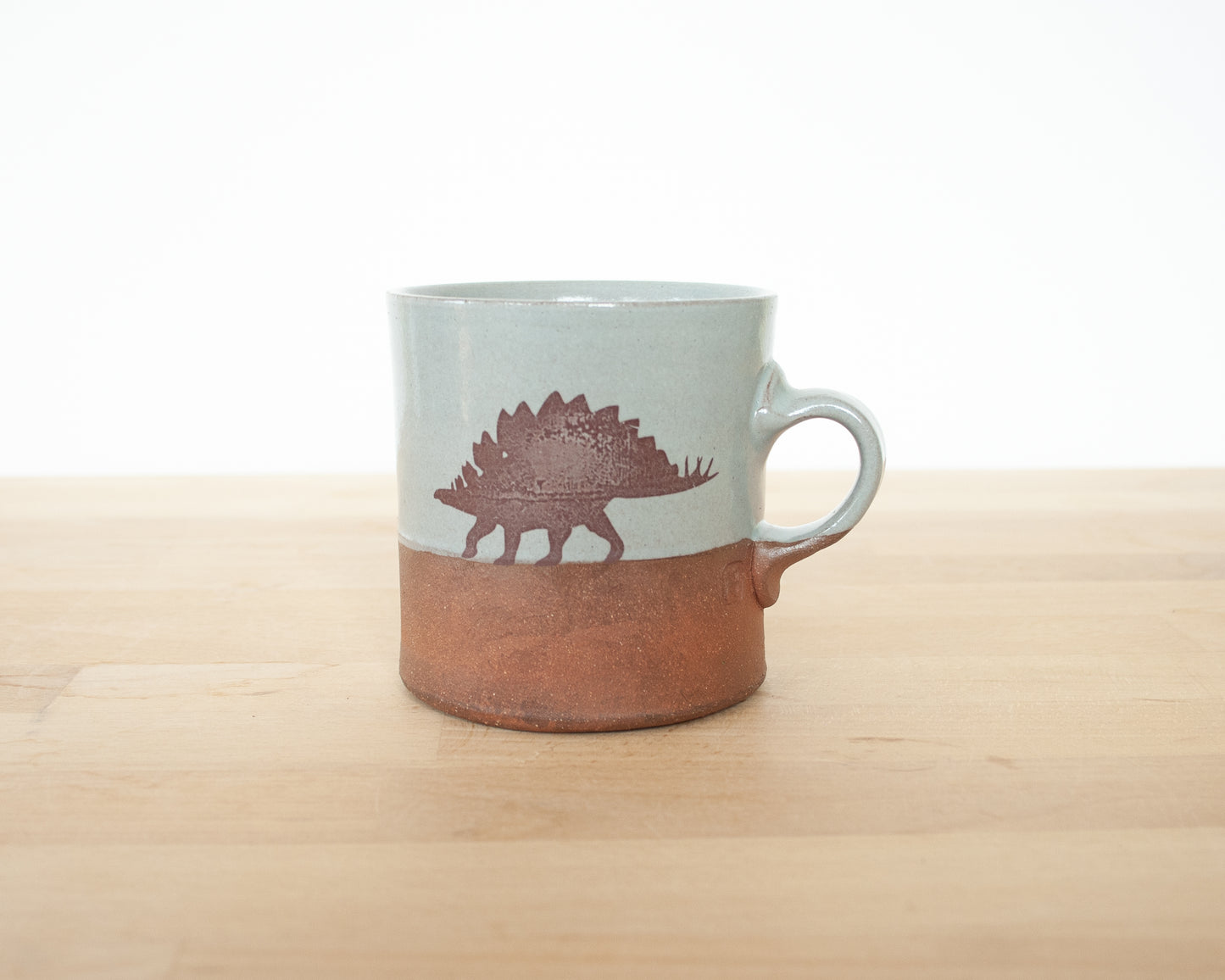 Stegosaurus Americano Mug - blue