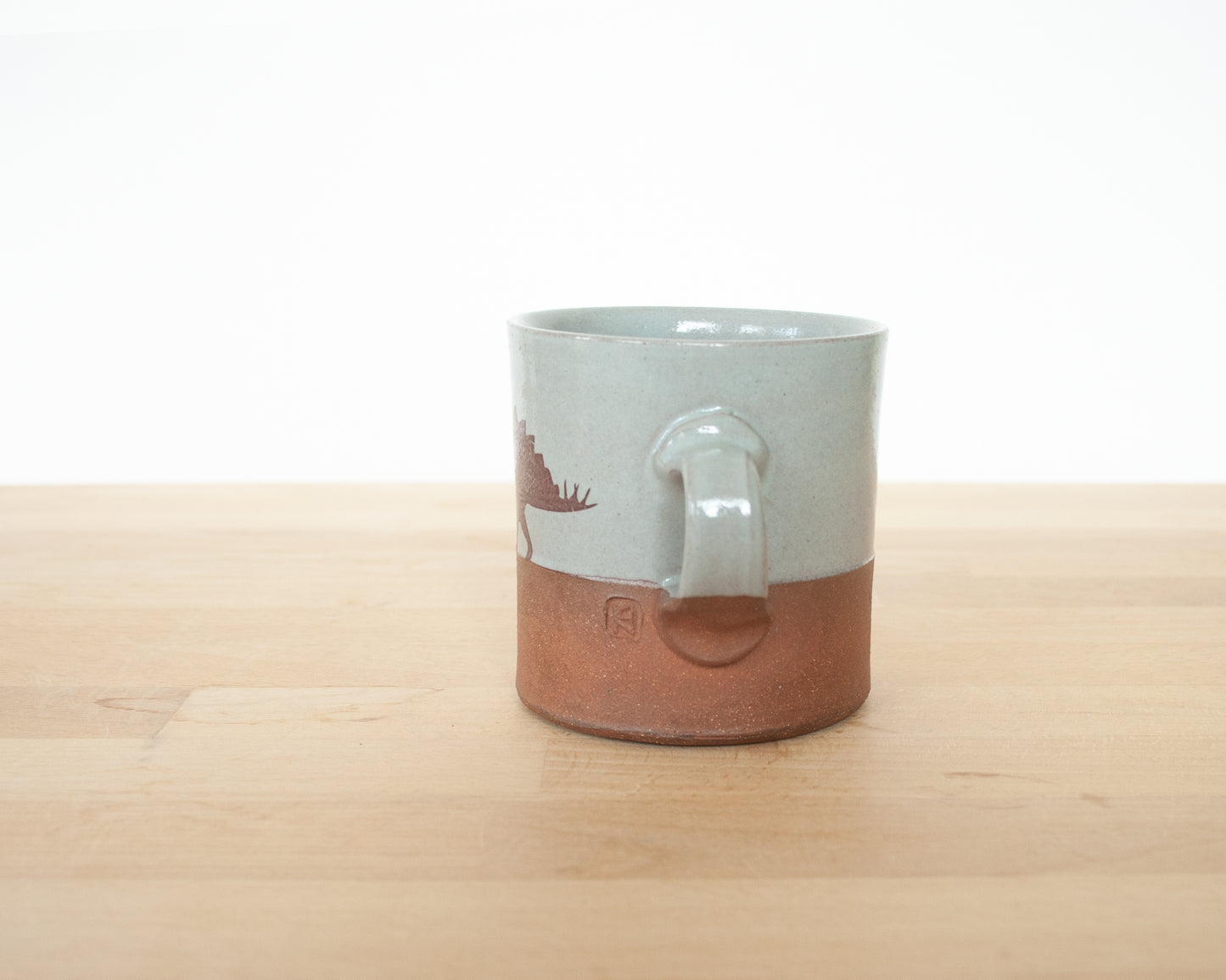 Stegosaurus Americano Mug - blue