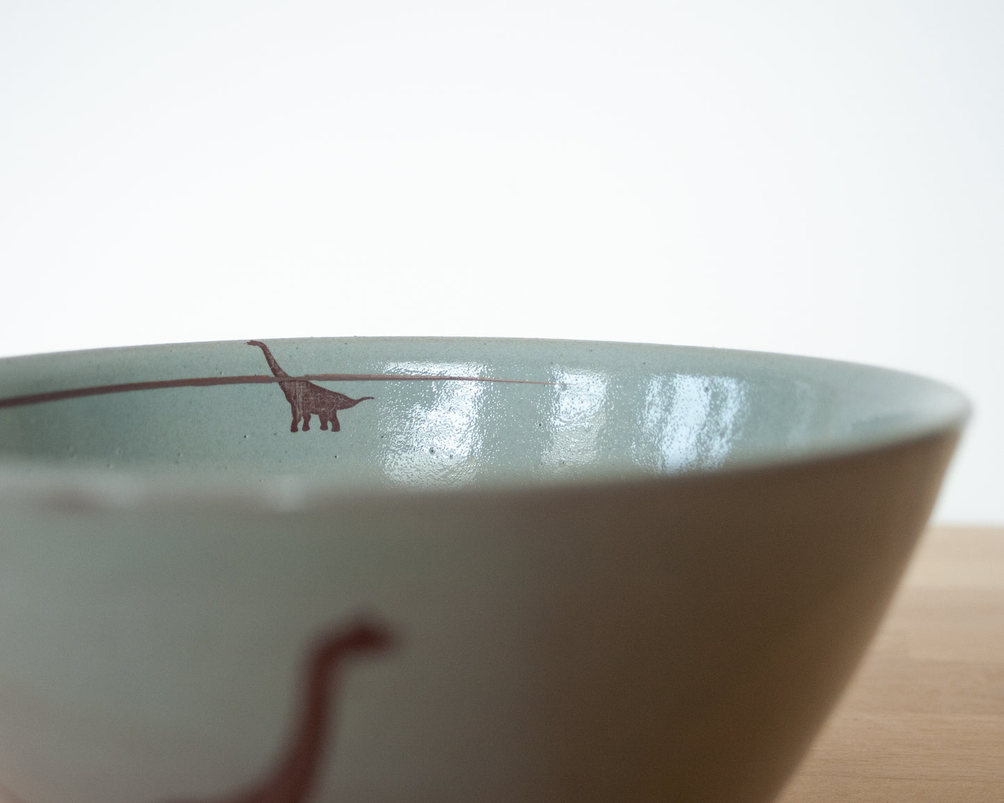 Brachiosaurus Bowl - blue