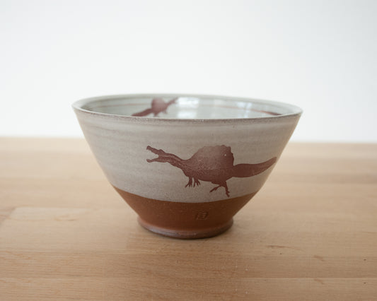 Spinosaurus Bowl  - white