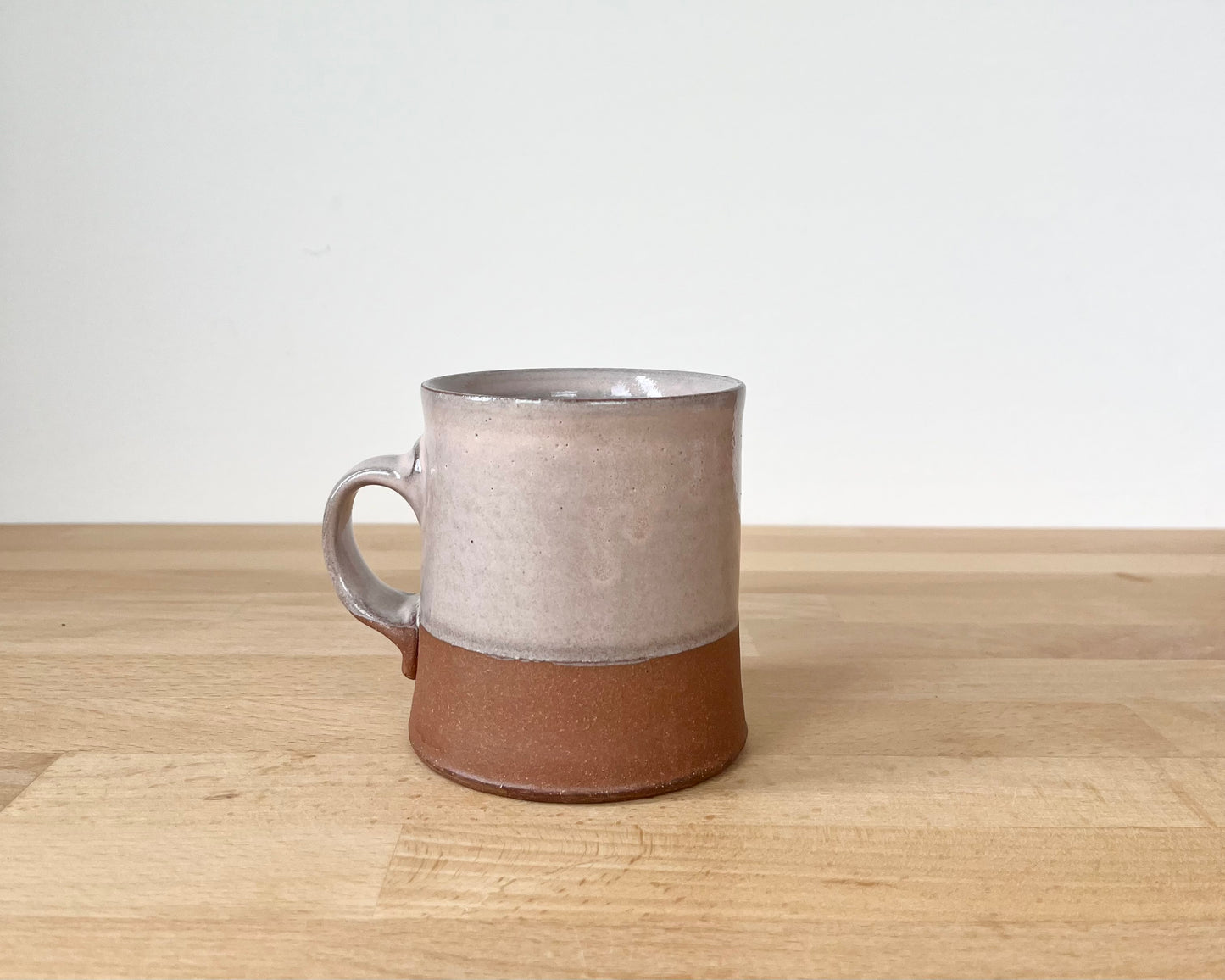 Gold T-Rex Americano Mug - pale pink