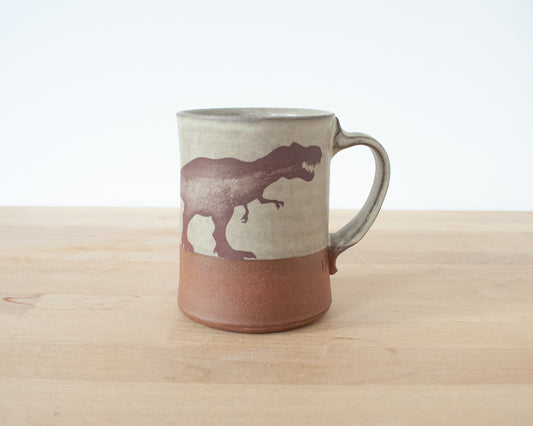 T-Rex Mug - matte grey