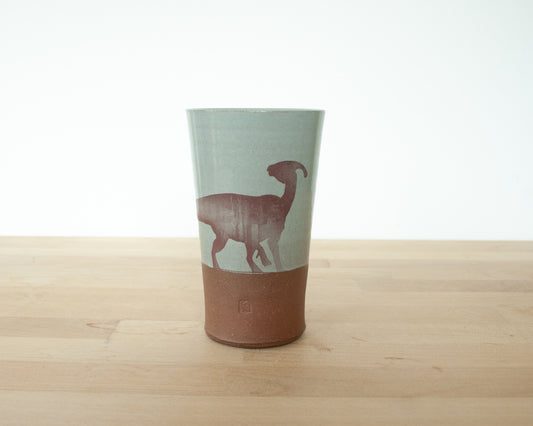 Parasaurolophus Tumbler - blue