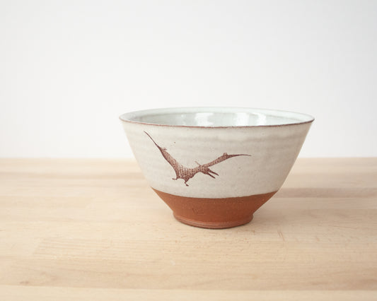 Pterodactyl Bowl - white