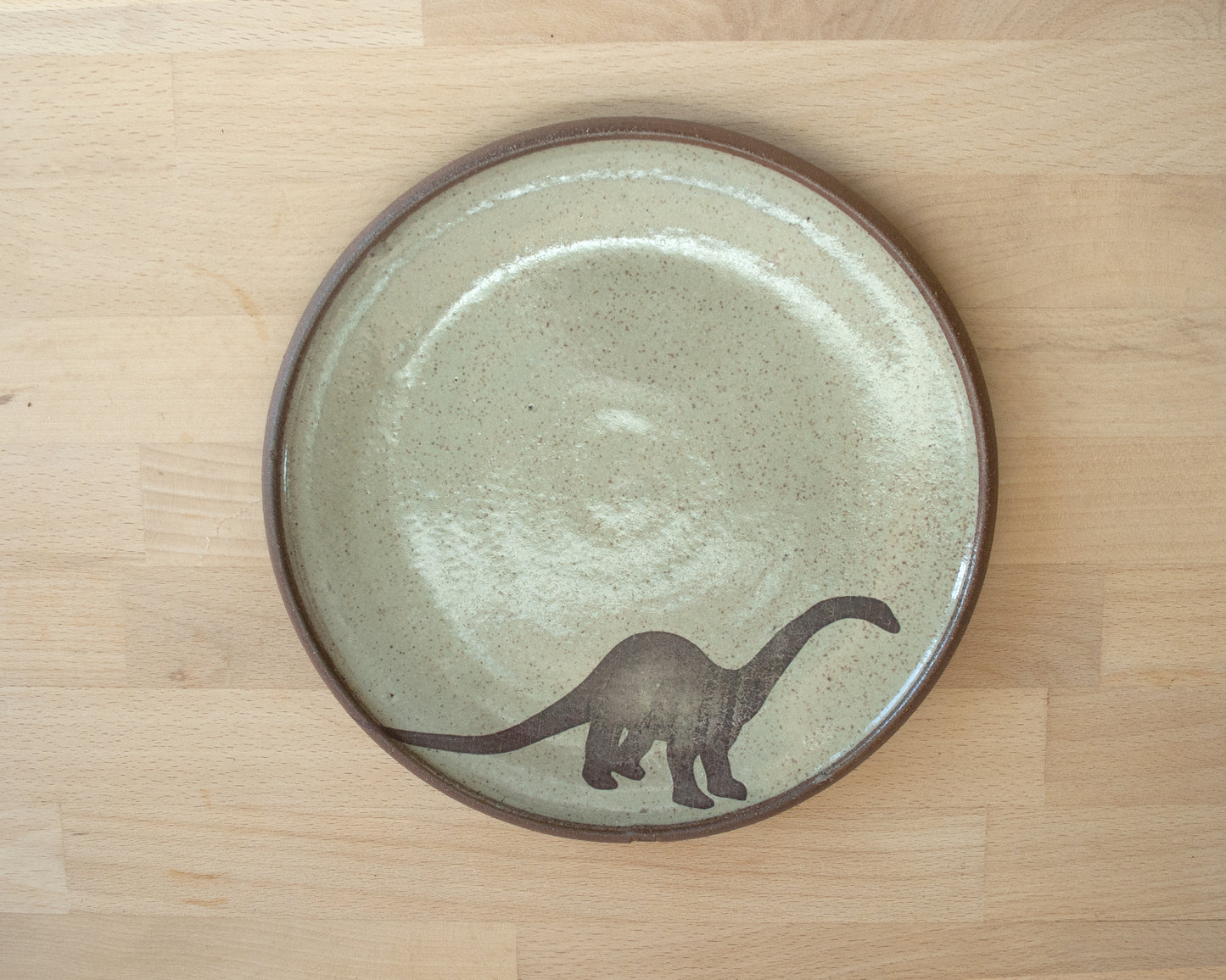 Diplodocus Side Plate - yellow