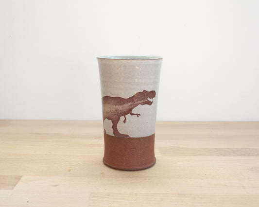 T-Rex Tumbler - white