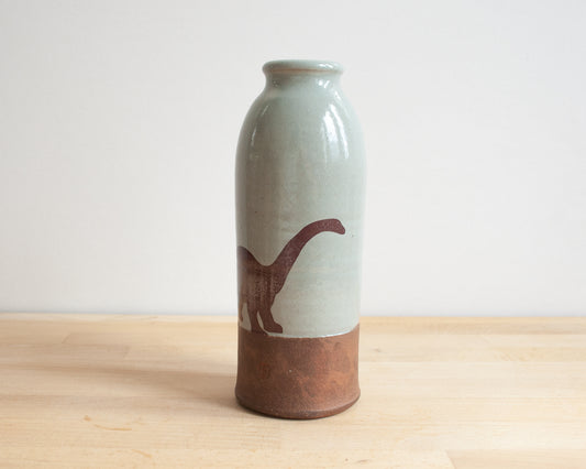 Diplodocus Vase - blue